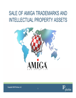 Sale of Amiga Trademarks and Intellectual Property Assets