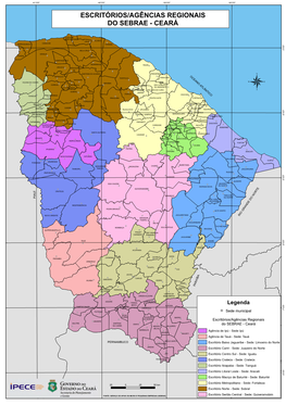 Escritórios/Agências Regionais Do Sebrae - Ceará