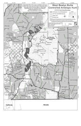 West Beatys Butte Controlled Antelope Hunt