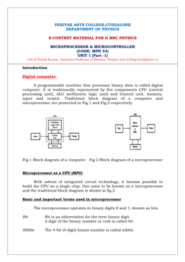 E-Content Material for Ii Msc Physics