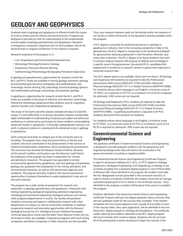 Geology and Geophysics 1