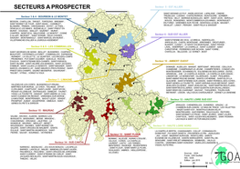 SECTEURS a PROSPECTER Secteur 5 - EST ALLIER