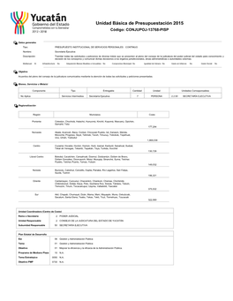 Programa Operativo Anual De La 1 DOCUMENTO 2.2.1 OFICINA DEL Comisión Revisado