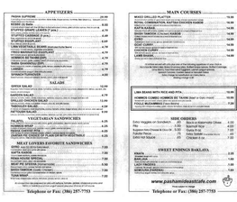 View Take-Out Menu