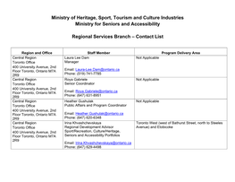 RSB-Regional Office Contact List EN