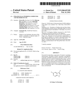 (12) United States Patent (10) Patent No.: US 9.260,425 B2 D0 Et Al