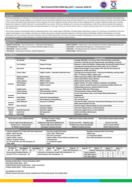 SELF-EVALUATION FORM May 2017 – Summer 2018.V5