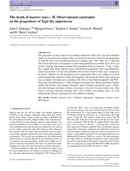 II. Observational Constraints on the Progenitors of Type Ibc Supernovae