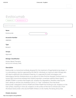 Evolocumab - Drugbank