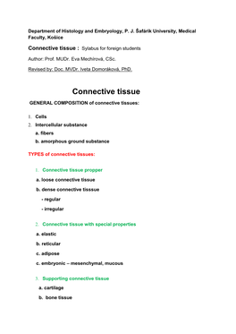 Connective Tissue.Pdf