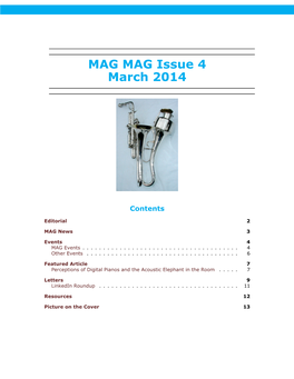MAG MAG Issue 4 March 2014