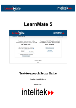 Learnmate Client Setup Guide