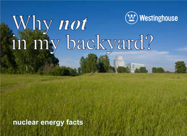 Nuclear Energy Facts 2 Ublic Concern Over, and Support Pfor, Nuclear Energy Has Waxed and Waned Over the Past Half Century