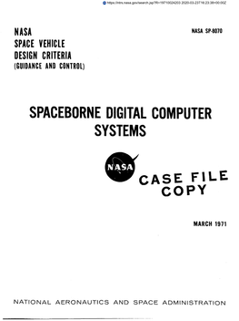 Spaceborne Digital Computer Systems