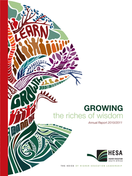GROWING the Riches of Wisdom Annual Report 2010/2011