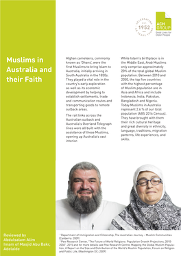 Muslims in Australia and Their Faith