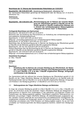 Beschlüsse Der 12.Sitzung 12.05.2015.Pdf