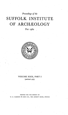 William Caxton and Suffolk N. F. Blake