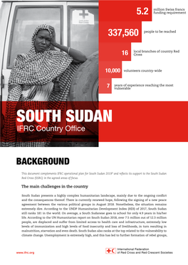 SOUTH SUDAN IFRC Country Office