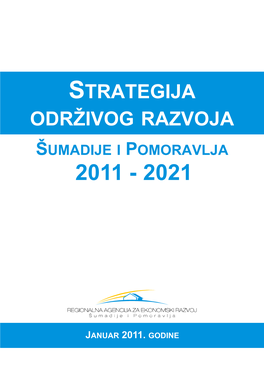 Institucionalni Okvir I Strategija Održivog Razvoja Regiona