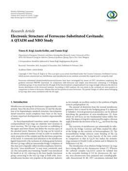 Electronic Structure of Ferrocene-Substituted Cavitands: a QTAIM and NBO Study