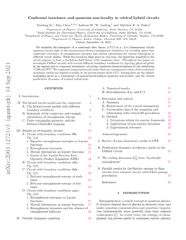 Arxiv:2003.12721V2 [Quant-Ph] 20 Aug 2020