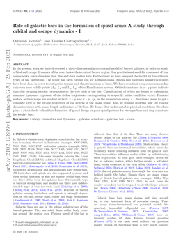 Role of Galactic Bars in the Formation of Spiral Arms: a Study Through