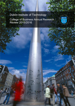 DIT College of Business Annual Research Review 2015/16