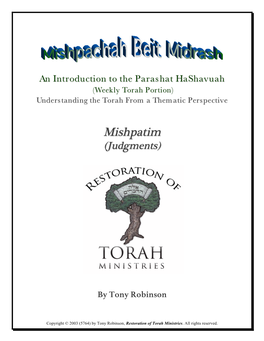 Mishpatim (Judgments)