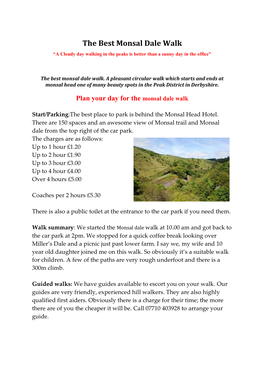 The Best Monsal Dale Walk “A Cloudy Day Walking in the Peaks Is Better Than a Sunny Day in the Office”