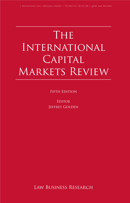 The International Capital Markets Review