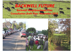 BACKWELL FUTURE Backwell Neighbourhood Plan Consultation Draft Plan: November 2012