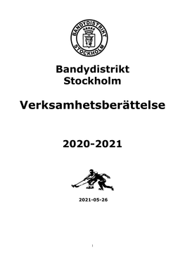 Verksamhetsberättelse 2020/2021