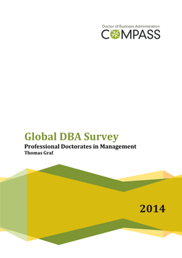 Global DBA Survey 2014