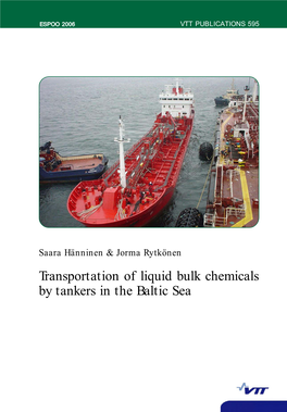 Transportation of Liquid Bulk Chemicals by Tankers in the Baltic Sea