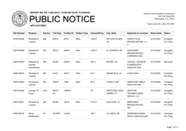 Public Notice &gt;&gt; Licensing and Management System Admin &gt;&gt;