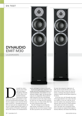Dynaudio Emit M30 Loudspeakers