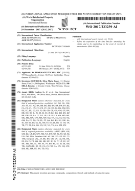 WO 2017/223239 Al 28 December 2017 (28.12.2017) W !P O PCT