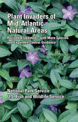 PLANT INVADERS of MID-ATLANTIC NATURAL AREAS • 5Th Edition Plant Invaders Of