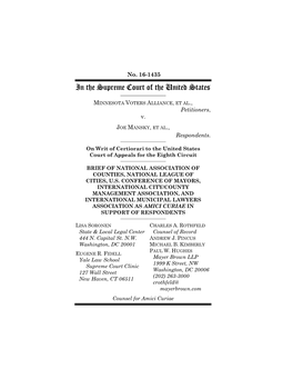 Amicus Briefs Have Been Filed with the Clerk’S Office