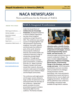 Naca Newsflash Naca Newsflash