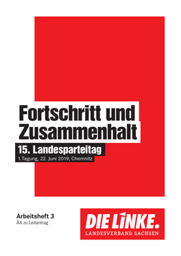 Fortschritt Und Zusammenhalt 15