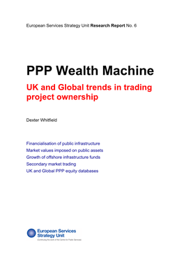 Private Wealth Machine ESSU Research Report No 6