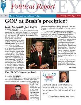 GOP at Bush's Precipice?