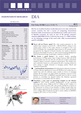 2.2. DCF Valuation of EUR9