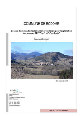 Commune De Rodome