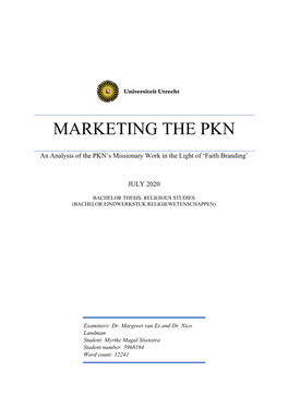 Marketing the Pkn