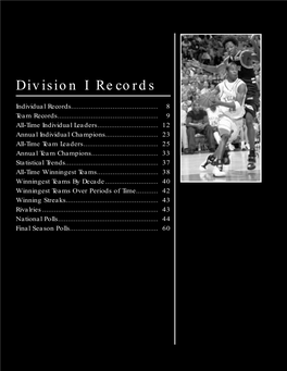 Official 2003 Men's NCAA Basketball Records Book