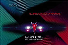 Owner's Manual,2000 Pontiac Grand Prix