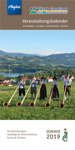 Veranstaltungskalender BUCHENBERG | SULZBERG | WALTENHOFEN | WEITNAU